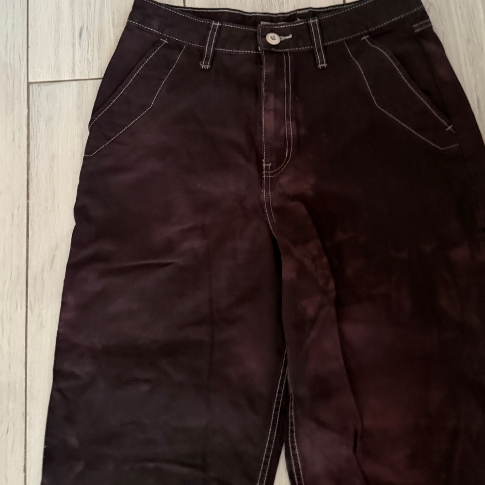 Vans Women’s Cargo Pants Size 27 Y2K style distressed - Picture 2 of 10